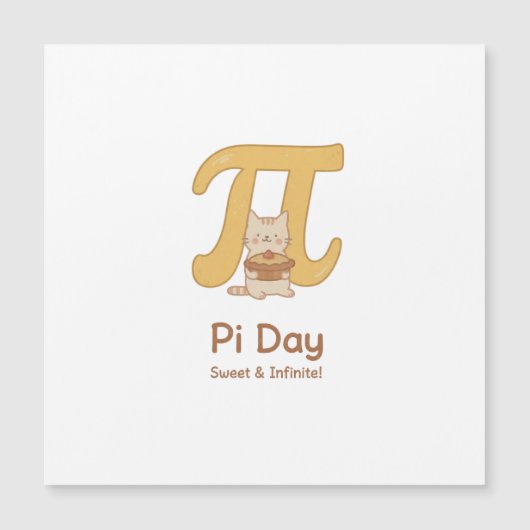 Funny Pi Day Animal with Pie – Math Lover Gift (Voorkant)