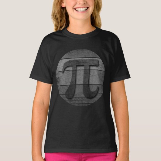 FUNNY PI DAY BLACK EN WHITE T-Shirt (Voorkant)