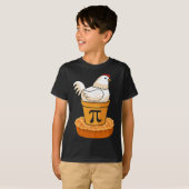Funny Pi Day - Chicken Pot Pie - Wiskunde wiskunde T-shirt (Voorkant volledig)