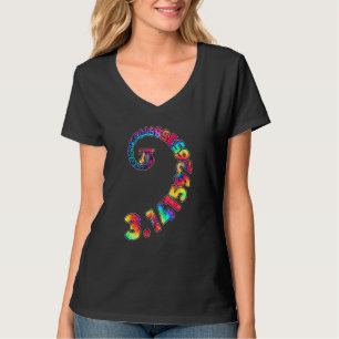 Funny Pi Day Clothing Spiral Pi Wiskunde T-shirt P