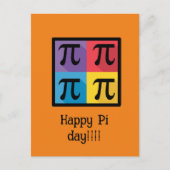 Funny Pi Day  Nerd Geek Pie 3.14 schattig Briefkaart (Voorkant)