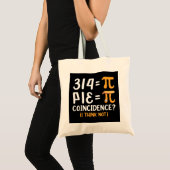 Funny Pi Day Pie Wiskunde Teachers Shirten Pi Symb Tote Bag (Voorkant (product))