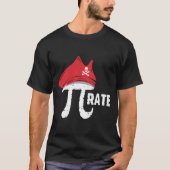 Funny Pi Day Pirate T-shirt (Voorkant)