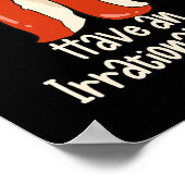 Funny Pi Day Symbool met Apple Decor Funny Wiskund Poster (Hoek)