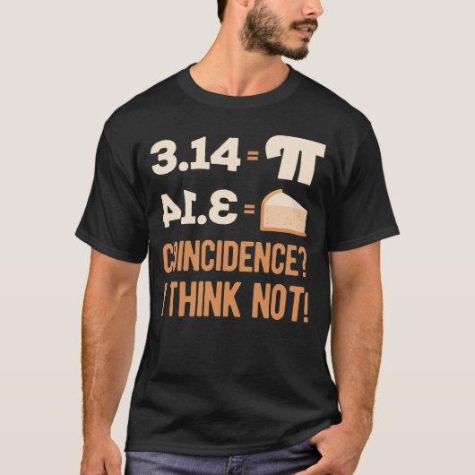 Funny Pi Day T-shirt (Voorkant)