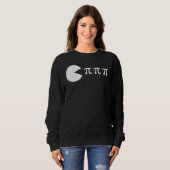 Funny Pi Day Wiskunde Science Ate Pi Symbol Trui (Voorkant volledig)