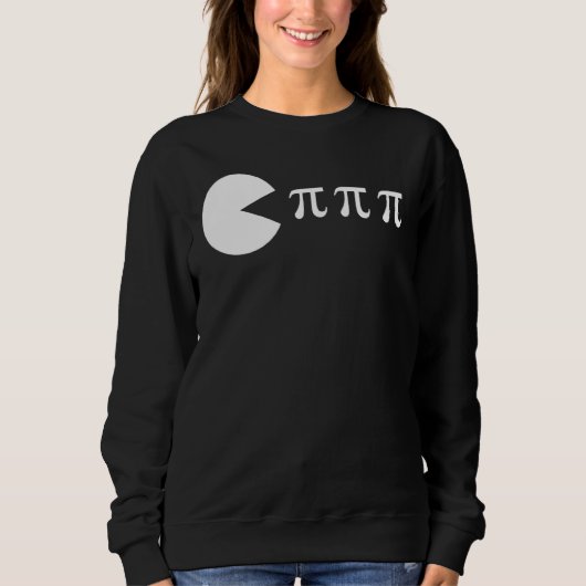 Funny Pi Day Wiskunde Science Ate Pi Symbol Trui (Voorkant)