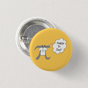 Funny Pi Guy - Happy Pi Day Ronde Button 3,2 Cm