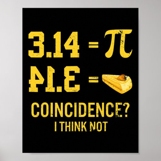 Funny Pi is hetzelfde als een vals toeval dat ik d Poster (Voorkant)