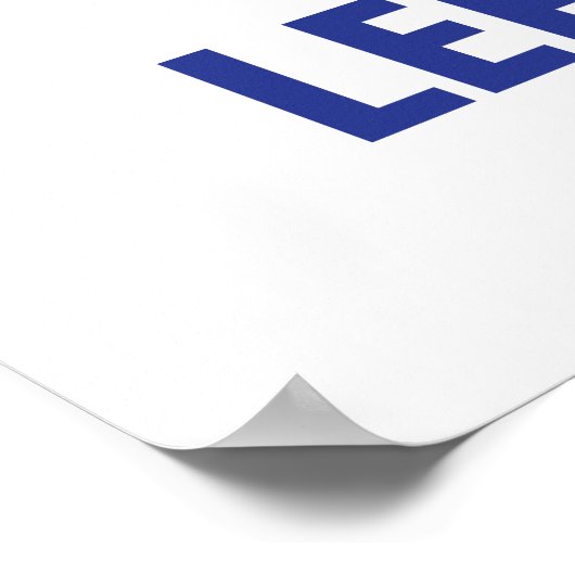 Funny Pi Left Brained Right Brained Poster (Hoek)