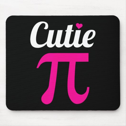Funny Pi Symbol Shirt Cutie Pi National Pi Day Gif Muismat (Voorkant)