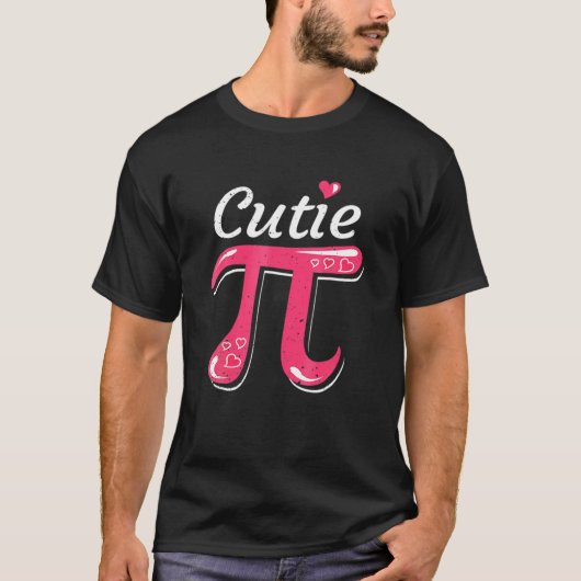 Funny Pi Symbool T - shirts Cutie Pie Nationale Pi (Voorkant)