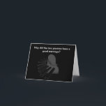 Funny Piano Joke Birthday Kaart<br><div class="desc">Hou je niet gewoon van gekke humor? Dit is de ideale kaart voor iedereen die piano- of toetsenbordspeler is. Zij zullen een giggle en een unieke kaart hebben aangezien u het met hun naam kunt aanpassen.</div>