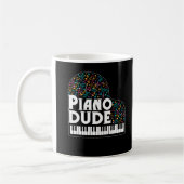 Funny Piano Player Men Classical Music Lover Koffiemok (Links)