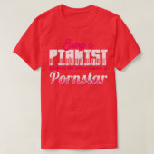 Funny Piano Player T-shirt (Design voorkant)
