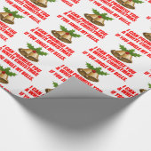 Funny Pick Up Line voor Kerstmis Cadeaupapier (Hoek)