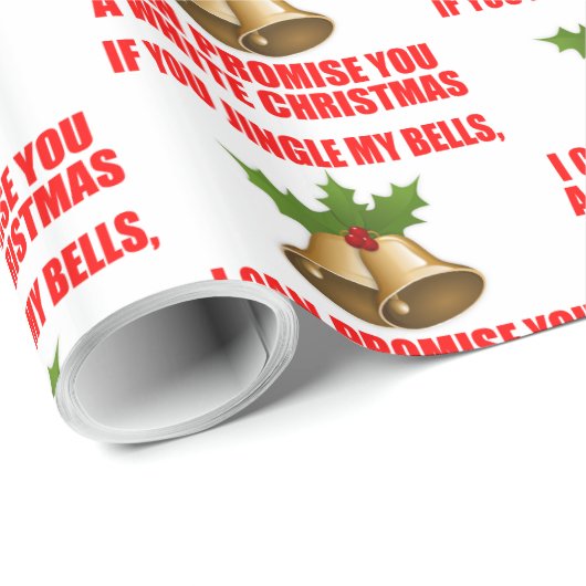 Funny Pick Up Line voor Kerstmis Cadeaupapier (Rol Hoek)