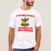 Funny Pick Up Line voor Kerstmis T-shirt (Voorkant)