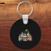 Funny Pick Your Poison Apple Halloween Gothic Prin Sleutelhanger (Voorkant)