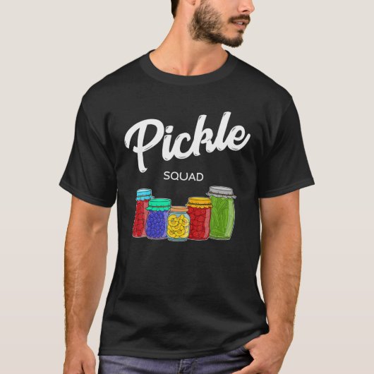 Funny Picking Pickle Squad T-shirt (Voorkant)