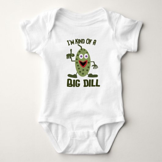 Funny Pickle Baby Jersey Bodysuit (Voorkant)