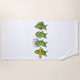 Funny Pickle Back to School Teacher Student Women Strandlaken