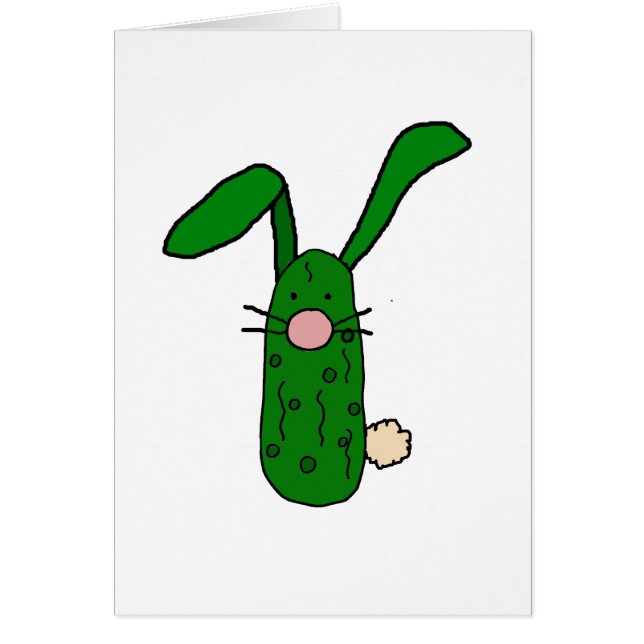 Funny Pickle Bunny Rabbit Art (Voorkant)