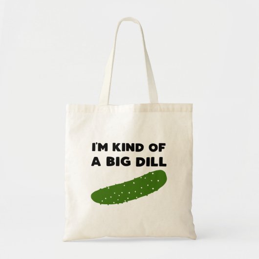 Funny Pickle Canvas tas (Voorkant)