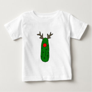Funny Pickle-Cartoon voor kerstrendieren