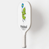 Funny Pickle die Pickleball Aangepaste tekstkaartj Pickleball Paddle (Links)