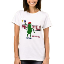 Funny Pickle die Pickleball speelt met Net Art