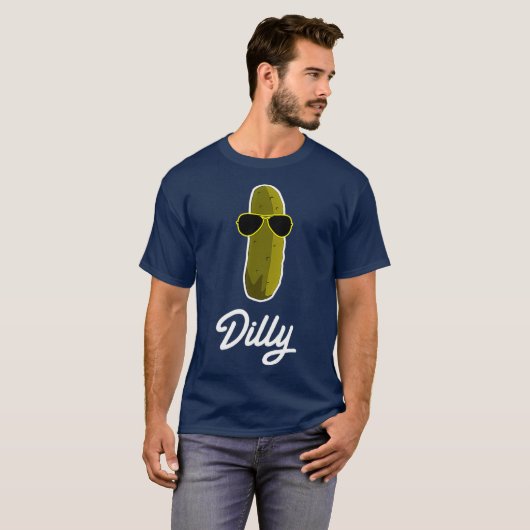 Funny Pickle Dilly Food Gift T-shirt (Voorkant volledig)