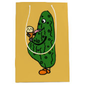Funny Pickle Gift Bag Medium Cadeauzakje (Voorkant)