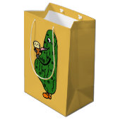 Funny Pickle Gift Bag Medium Cadeauzakje (Achterkant Gekanteld)