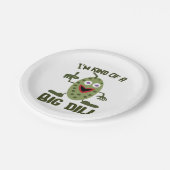 Funny Pickle Party Paper Borden Papieren Bordje (Gekanteld)