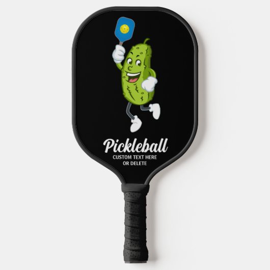 Funny Pickle Pickleball Custom Text Paddle (Voorkant)