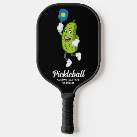 Funny Pickle Pickleball Custom Text Paddle (Achterkant)