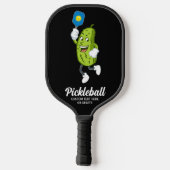 Funny Pickle Pickleball Custom Text Pickleball Paddle (Achterkant)