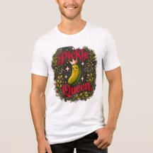 Funny Pickle Queen Heren T-Shirt - Grappige Foodie