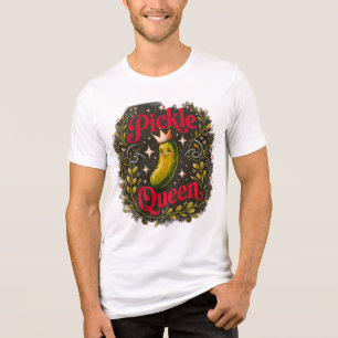 Funny Pickle Queen Heren T-Shirt - Grappige Foodie