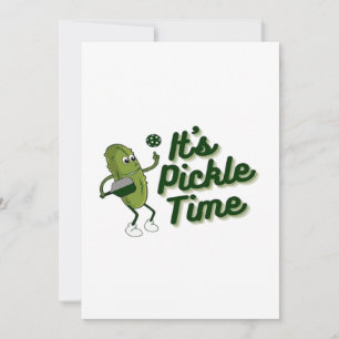 Funny Pickle Spelling Pickleball Bedankkaart