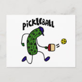 Funny Pickle Spelling Pickleball Briefkaart (Voorkant)