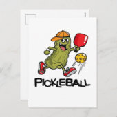 Funny Pickle Spelling Pickleball Feestdagenkaart (Voorkant / Achterkant)