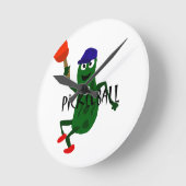 Funny Pickle Spelling Pickleball Ronde Klok (Hoek)