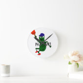 Funny Pickle Spelling Pickleball Ronde Klok (Huis)