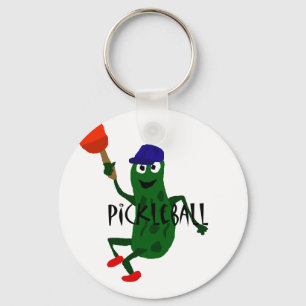 Funny Pickle Spelling Pickleball Sleutelhanger