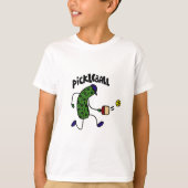 Funny Pickle Spelling Pickleball T-shirt (Voorkant)