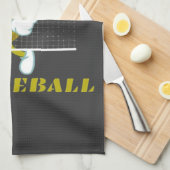Funny Pickle Spelling Pickleball Theedoek (Quarter Fold)