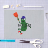 Funny Pickle Spelling Pickleball Tissuepapier (Craft)