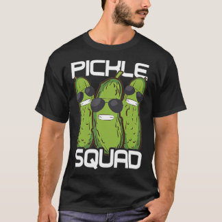 Funny Pickle Squad Novelty Gift Men Kids Big squad T-shirt